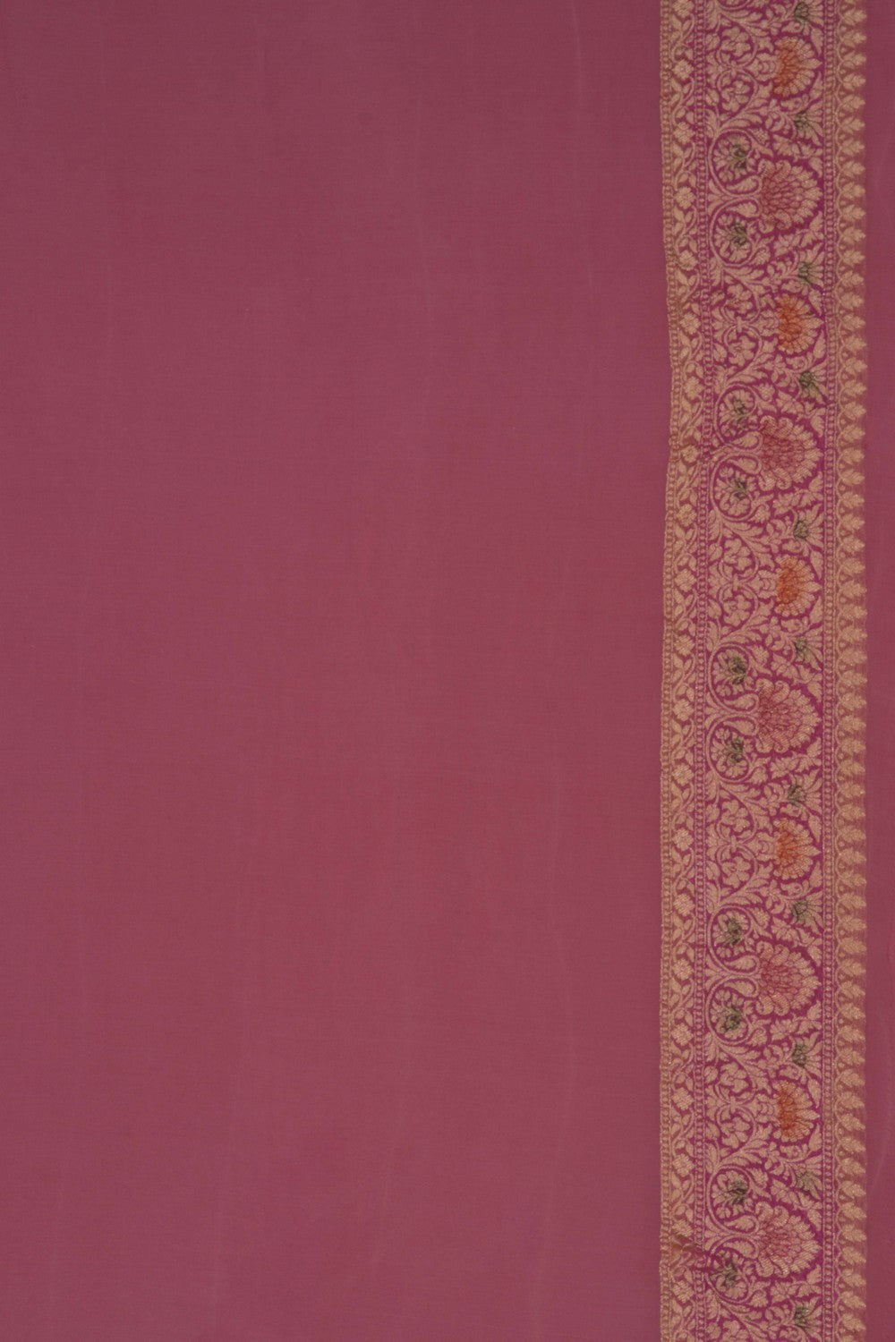 Image of Banarasi Georgette Pink Saree